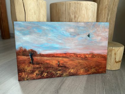 Print on canvas Kite Flying