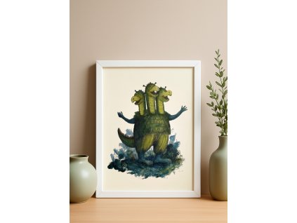 Illustration The Singing Dragon – Cheerful