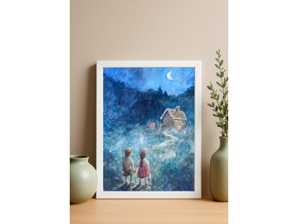 Ilustrace Perníková chaloupka