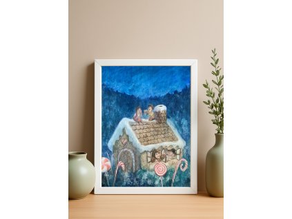 Illustration Gingerbread Cottage – Decorating Gingerbread Cookies
