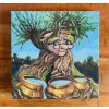 Print on canvas The Old Willow Lady