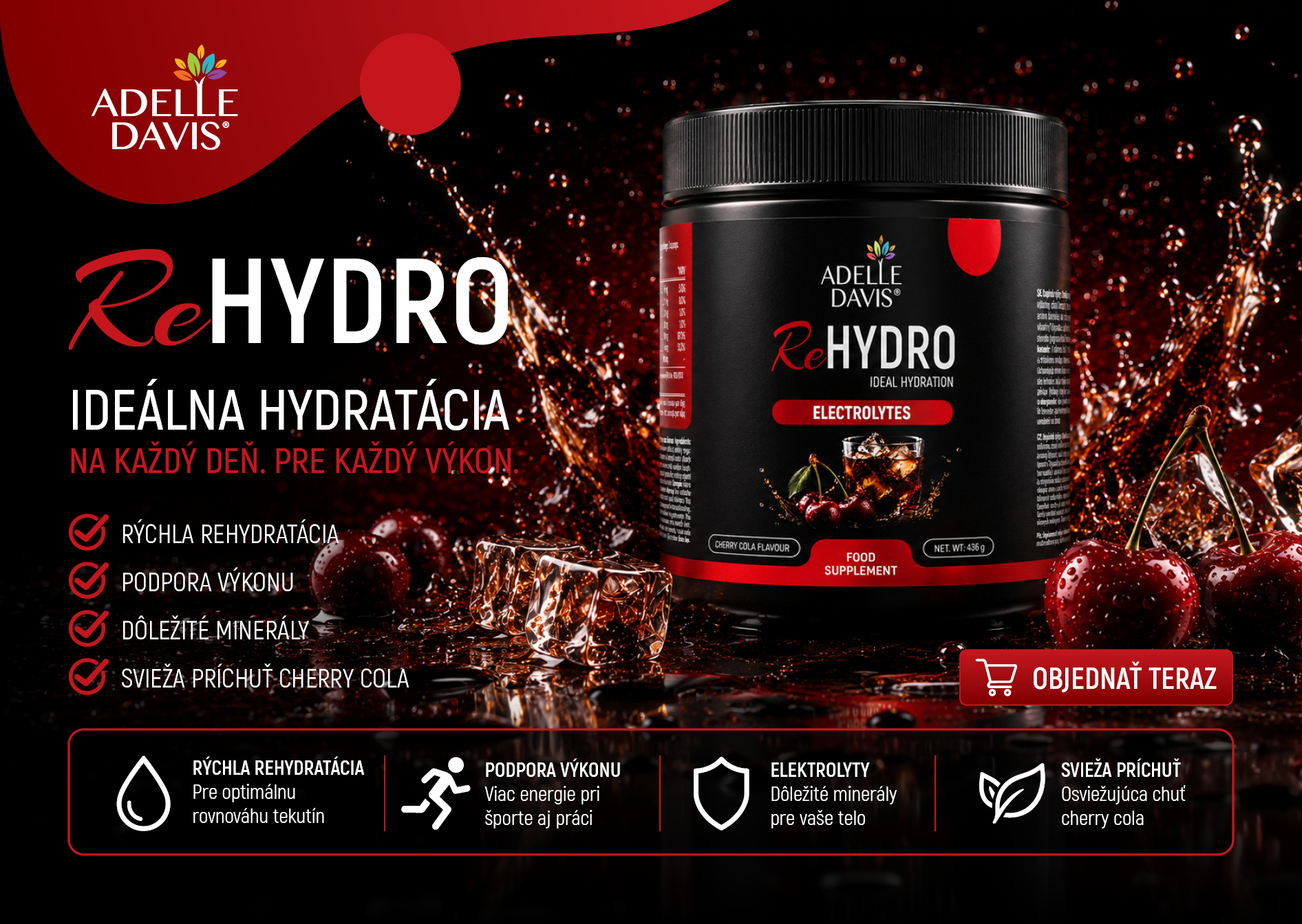 Novinka - ReHydro Cherry Cola