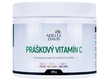 Adelle Davis - Vitamín C, práškový, 500g