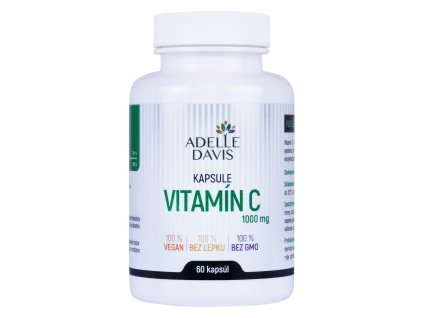 Adelle Davis - Vitamín C, 1000 mg, 60 kapsúl