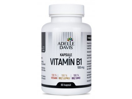 Adelle Davis - Vitamín B1 100 mg, 60 kapsúl