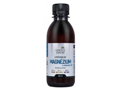 Adelle Davis - Lipozomálne magnézium s vitamínom B6, 200 ml