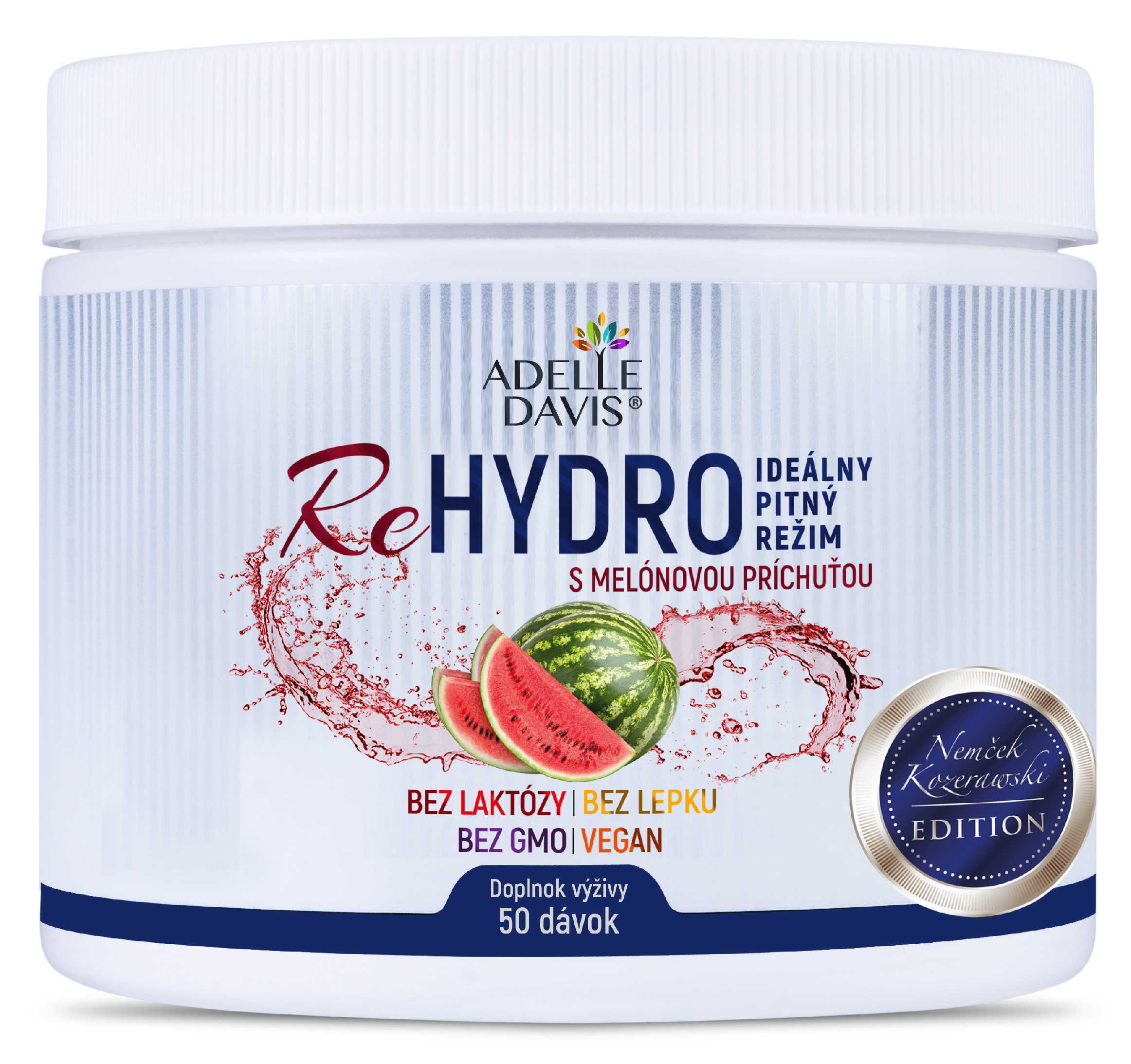 Adelle davis - ReHYDRO melón - ideálny pitný režim, 50 dávok