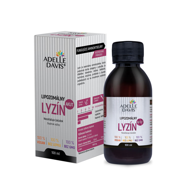 Adelle Davis - Lipozomálny Lyzín AKUT, 100 ml