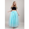 Tutu sukně tylová dámská maxi - oceán