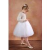Tutu sukně tylová dětská - bílá - délka 35 cm a 50 cm - družičky