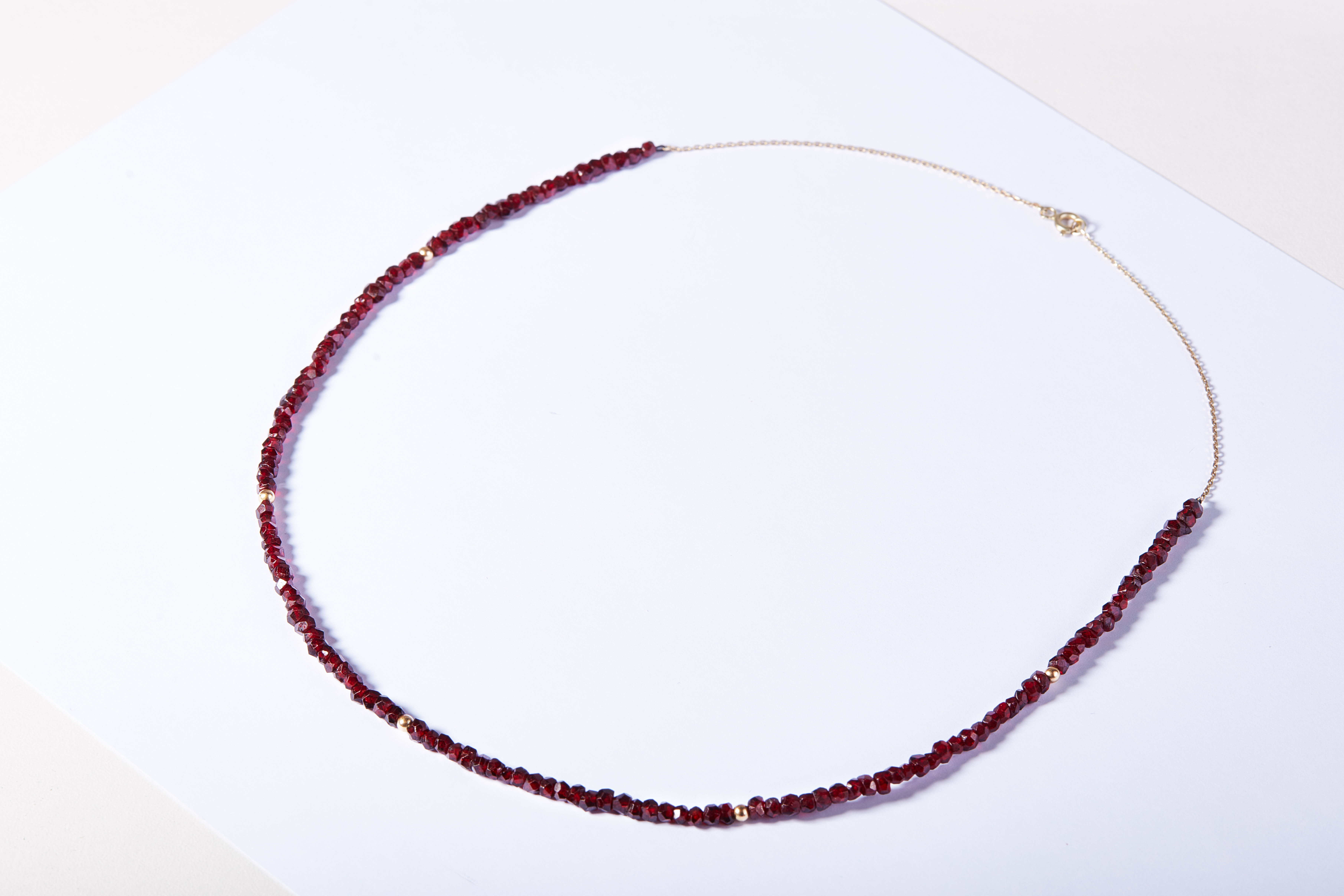 Náhrdelník s českými granáty