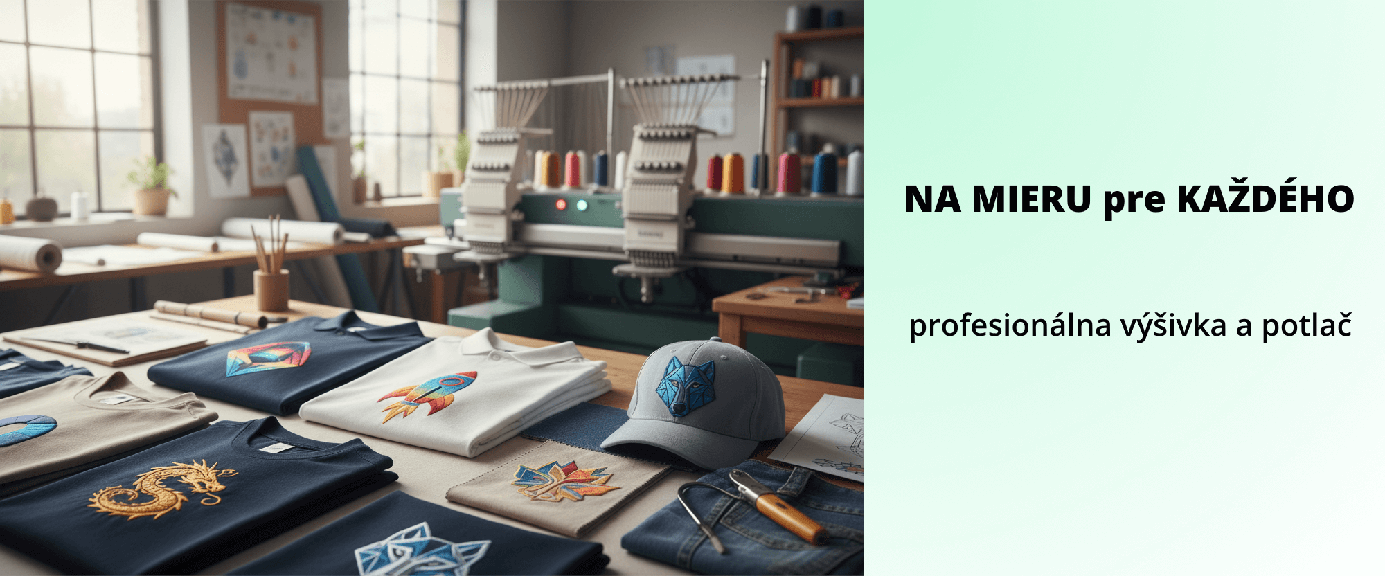 Vyšívanie a potlač loga