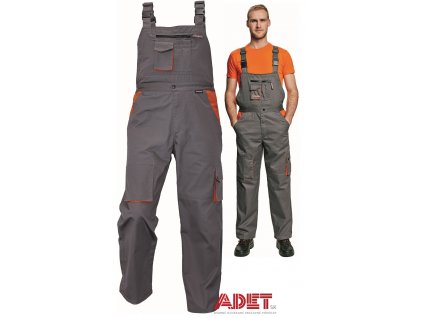 pracovne nohavice s naprsenkou cerva 03020024 DESMAN bibpants 2