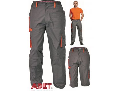 pracovne nohavice do pasa 2v1 cerva 03020026 DESMAN DETACHABLE PANTS 2