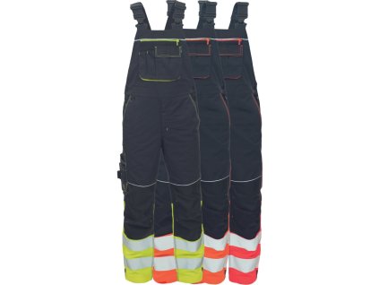 pracovne nohavice na traky cerva knoxfield hvps dw