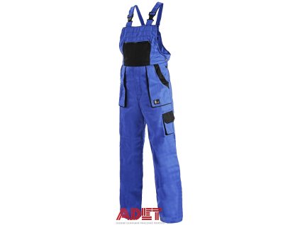pracovne nohavice s naprsenkou cxs sabina damske 1030008411 modro cierna