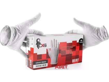 jednorazove rukavice cxs bert latexove