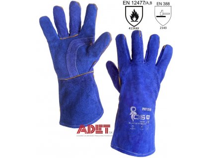 pracovne rukavice zvaracske cxs paton blue 361000260000