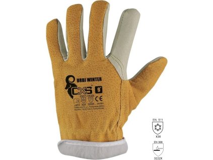 zimne pracovne rukavice cxs urbi winter 370000700000