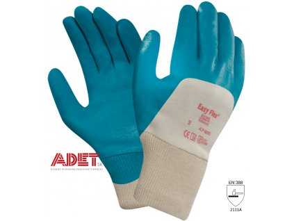 pracovne rukavice cxs ansell easy flex 47 200 341001010500