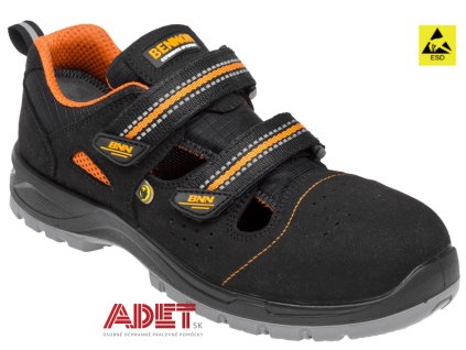 pracovna obuv bnn nux s1p esd nm sandal z81019 front
