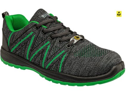 bezpecnostna obuv z style bennon poltopanky knitter s1 esd low