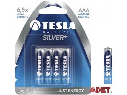 baterie tesla aaa silver+ 612102800000