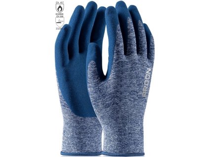 polomacane rukavice ardon nature touch modre a8081