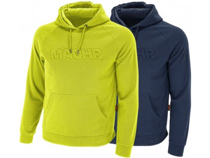 panska mikina z style machr sweatshirt modra zlta