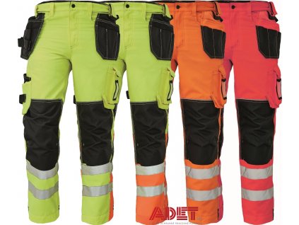 pracovne nohavice cerva knoxfield hi vis 310 fl 03020373