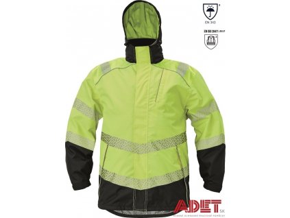 pracovna bunda cerva knoxfield profi hi vis zlta 0301054170