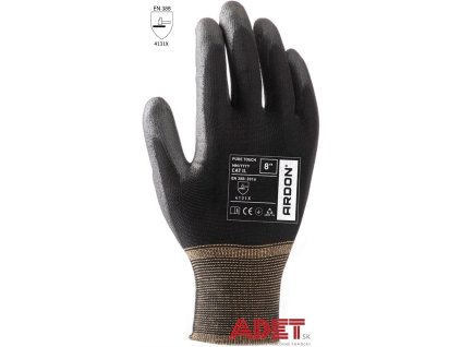 pracovne rukavice ardon pure touch black a8009