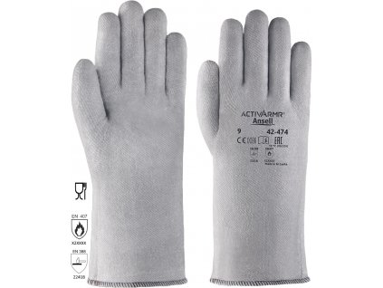 tepelne odolne rukavice ansell crusader 42 474