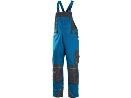 pracovne nohavice cxs sirius tristan s naprsenkou modre 103000141000