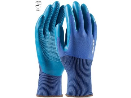 polomacane pracovne rukavice ardon green touch a8017