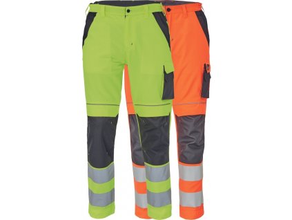 panske pracovne nohavice do pasa cerva max vivo hi vis 001