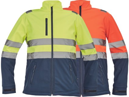 panska softshellova bunda cerva granada hi vis 0301059200000