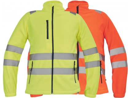 panska fleecova bunda cerva almeria hi vis 0346000100000