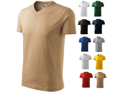 unisex tricko malfini v neck 102