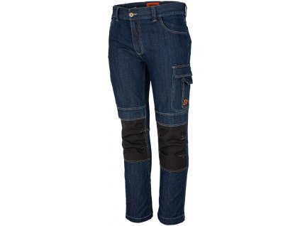 riflove nohavice do pasa promacher 0751190090 icarus jeans blue trousers