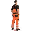 pracovne nohavice s naprsenkou cerva 03020328 KNOXFIELD HV BIBPANTS orange 2