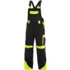 pracovne nohavice canis sirius brighton s naprsenkou cierno zlte