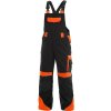 pracovne nohavice canis sirius brighton s naprsenkou cierno oranzove