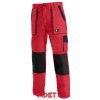 pracovne nohavice do pasa cxs josef 1020006260 cerveno cierna