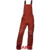 pracovne nohavice ardon urban s naprsenkou cervene h6414