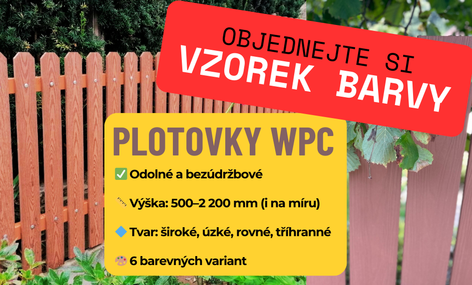 WPC plot, plaňky