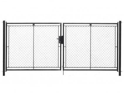 6219 brana klasik dvoukridla sirka 3600 mm zn antracit