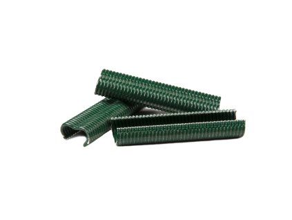 Spona Klasik ZN+PVC zelená (50ks/bal)
