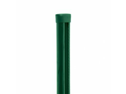 7212 sloupek medium s montazni listou pvc 48 mm zeleny 6005