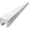 Sloupek betonový na výšku plotu 1750 mm KONCOVÝ HLADKÝ šedý